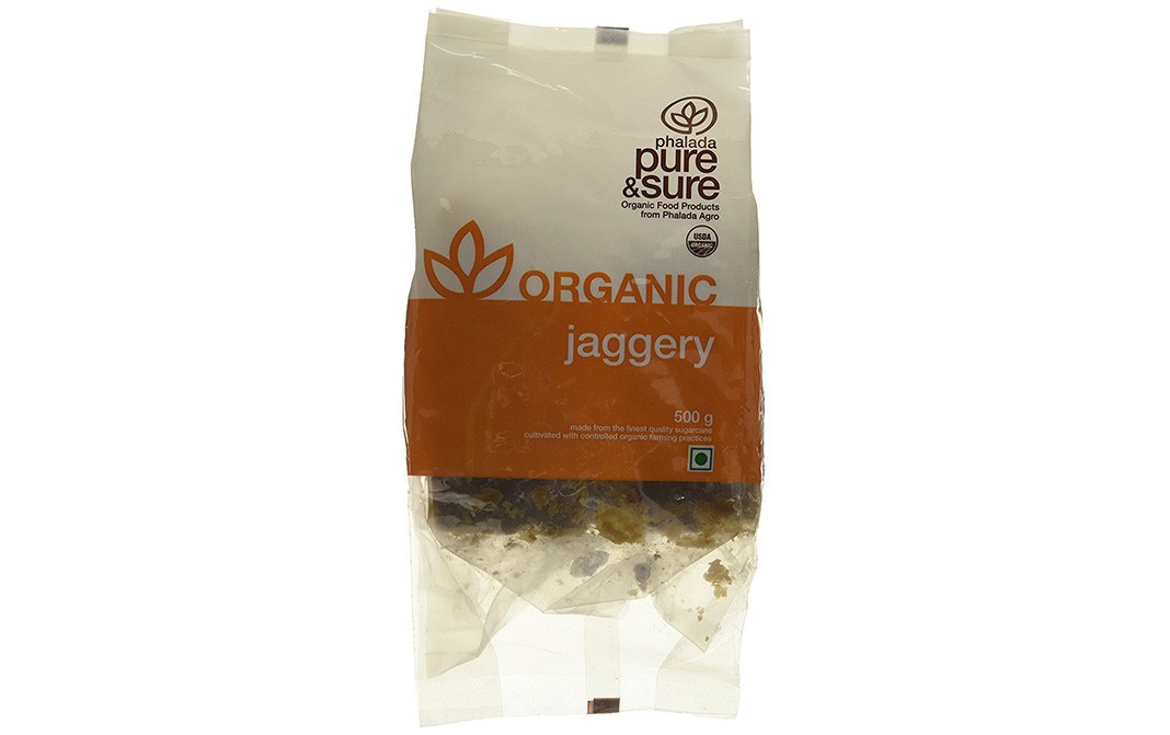 Pure & Sure Organic Jaggery    Pack  500 grams